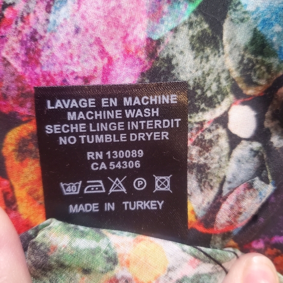 Jared Lang Multicolor Button Down Shirt Large - Picture 6 of 11